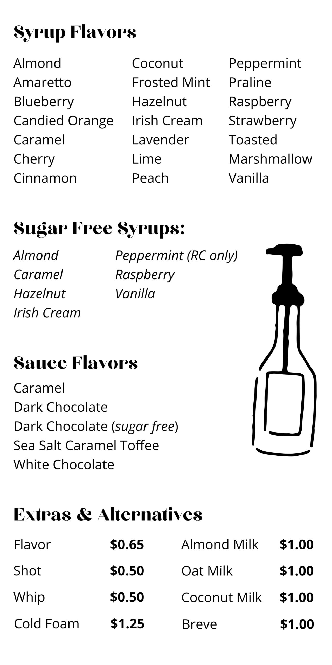 coffee near me, coffee in Reed City, coffee in Falmouth, coffee menu, coffee, The Bridge