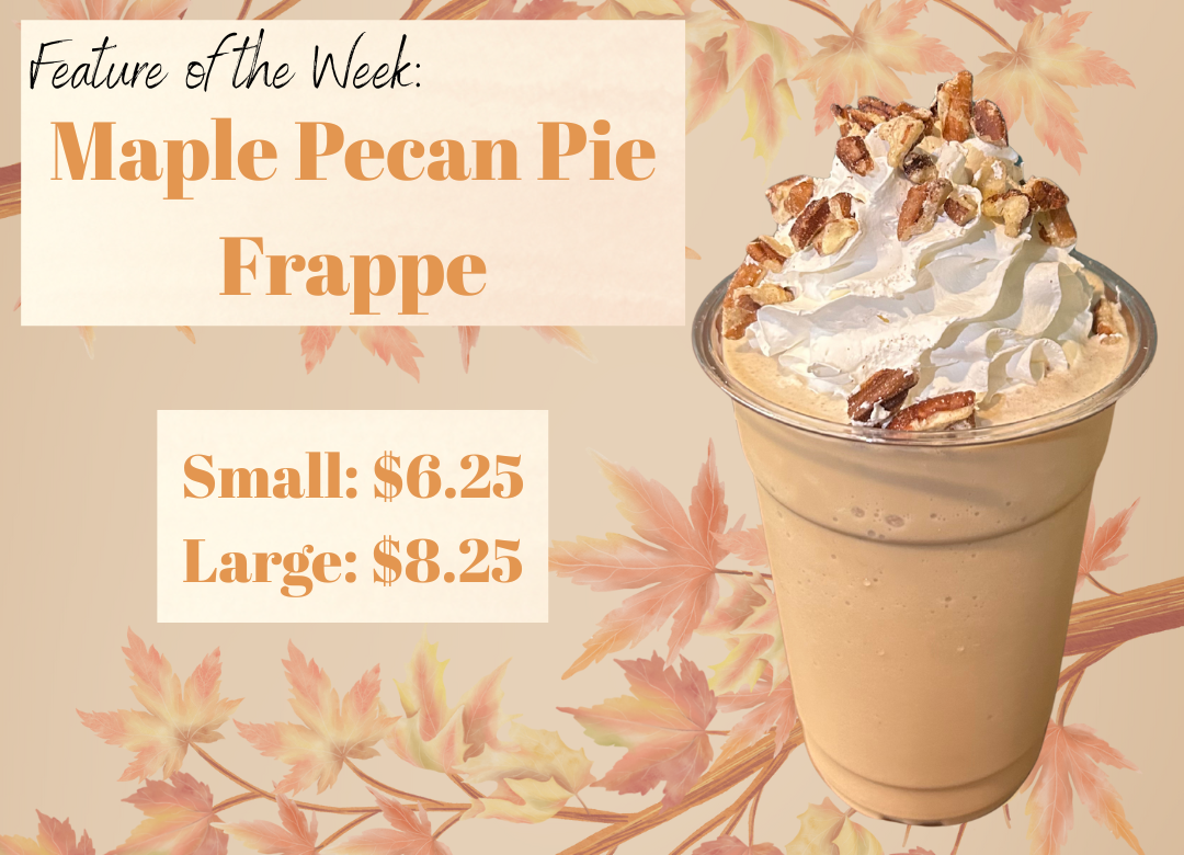 coffee near me, frappe, fall drinks near me, ebels