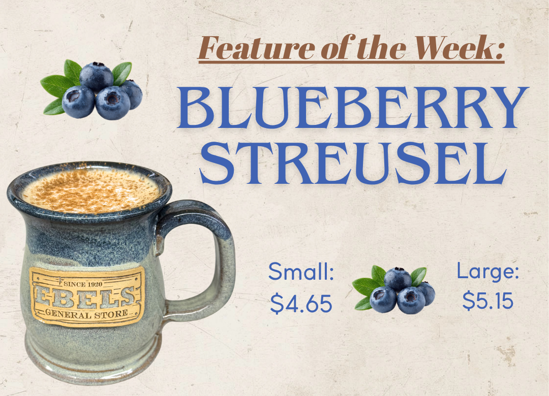 coffee near me, blueberry, ebels, coffee, falmouth, reed city