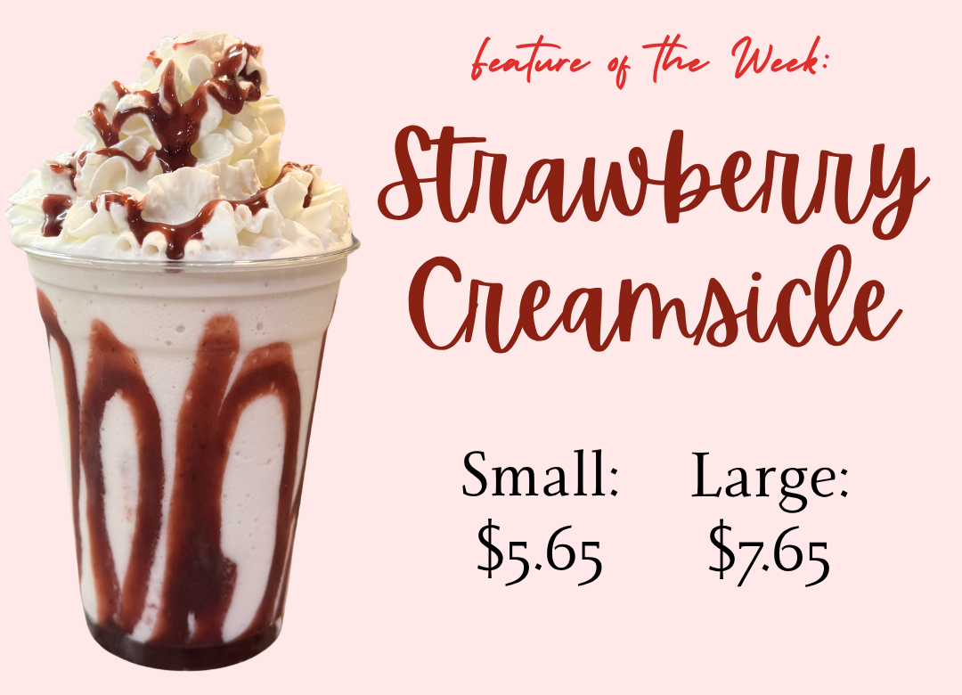 712 Strawberry Creamsicle Website coffee, coffee shop, coffee near me, reed city, ebels, falmouth