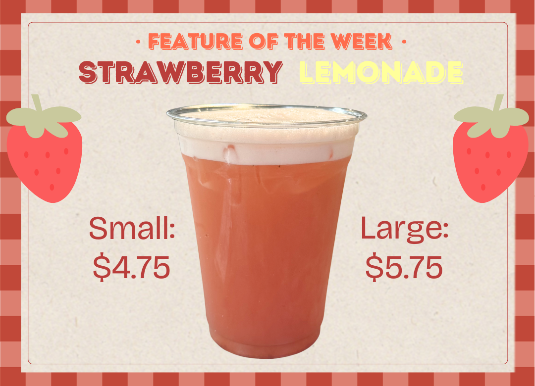 719 Strawberry Lemonade Website coffee, coffee shop, coffee near me, reed city, ebels, falmouth