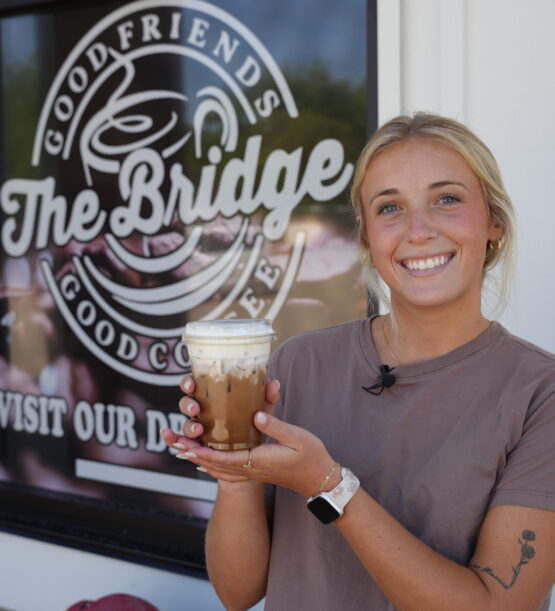 coffee near me, the bridge, ebels coffee, breakfast near me, falmouth, reed city, barista